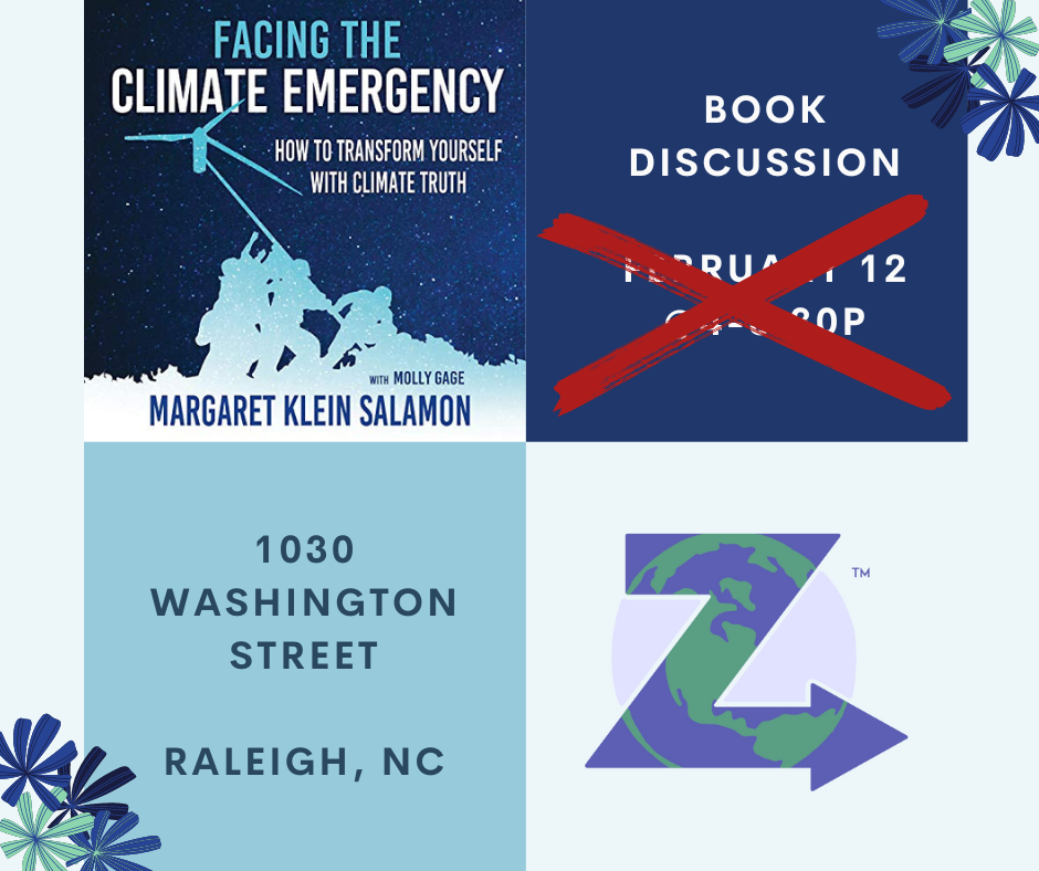 Facing the Climate Emergency event postponed. Check our events page on our website for event updates.