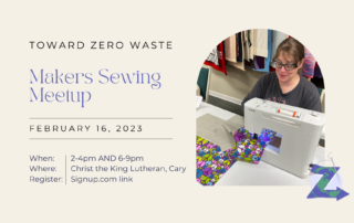 February Makers Sewing Meetup in Cary