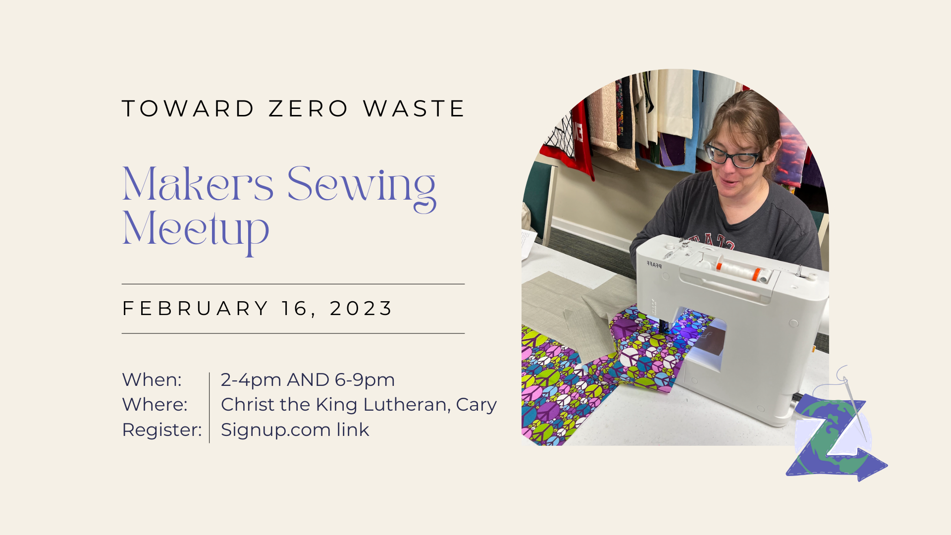 February Makers Sewing Meetup in Cary