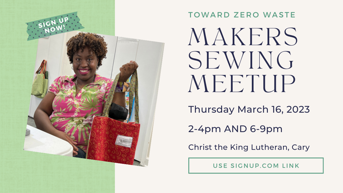 Makers Sewing Meetup March 2023