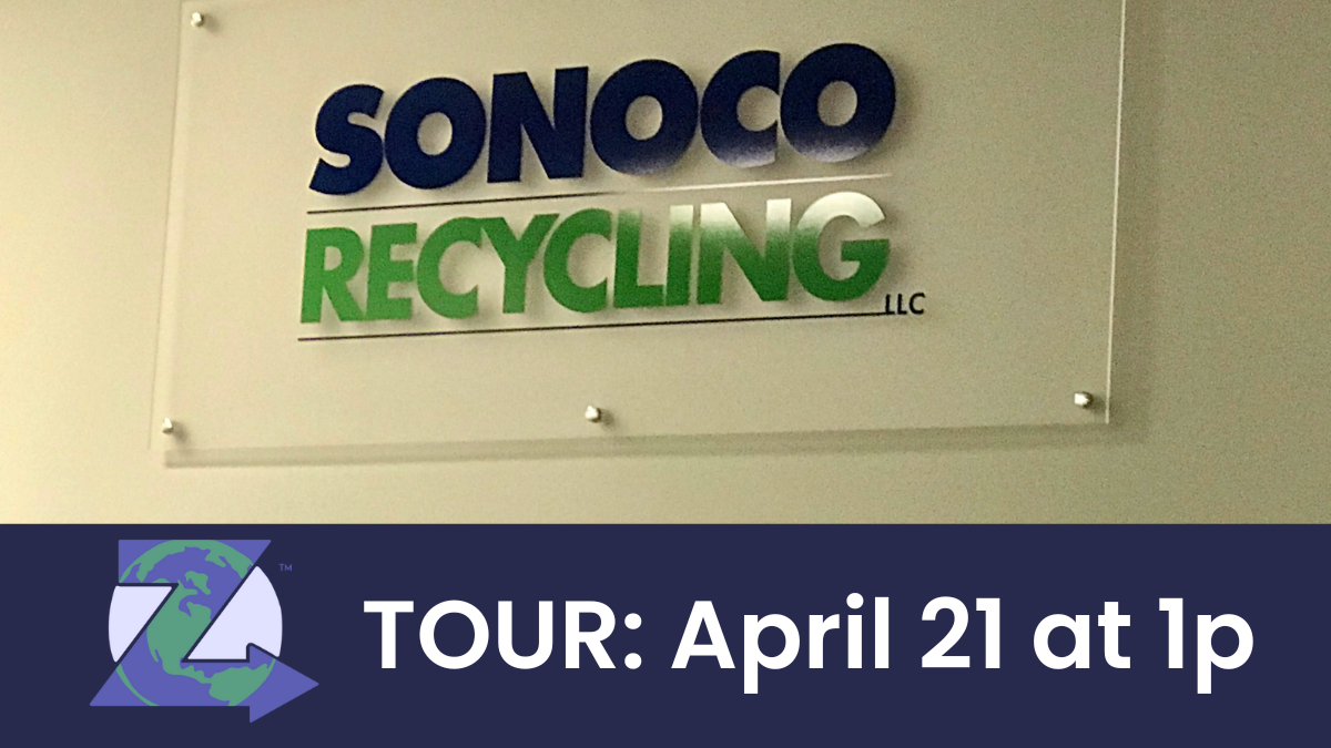 Sonoco Recycling Tour April 21 at 1p