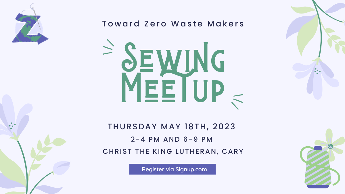TZW Makers Sewing Meetup May 18th